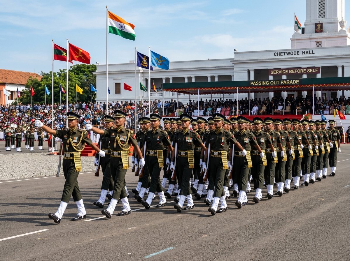 Indian Armed Forces Cadets Passing Out Parade
